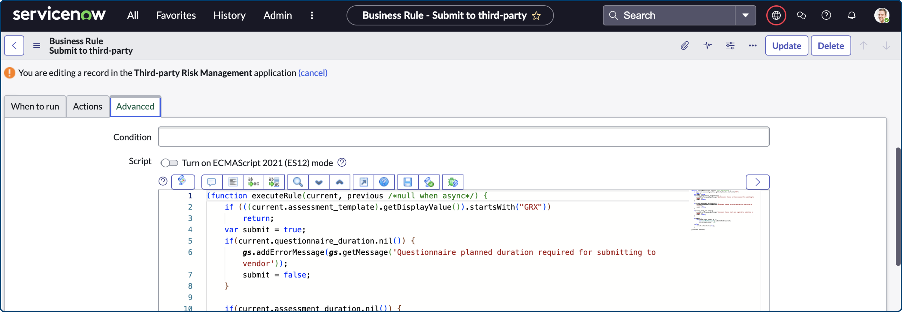 ServiceNow Integration V2 - Setup Guide – The ProcessUnity Exchange